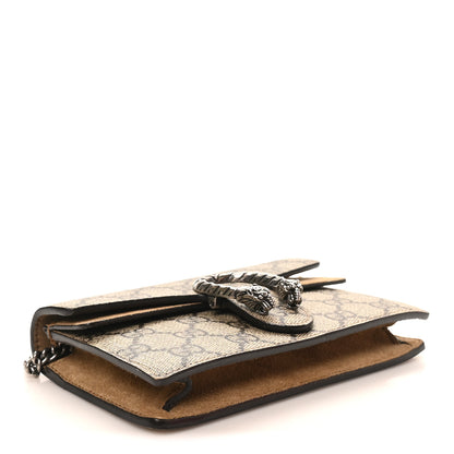 Gucci GG Supreme Monogram Super Mini Dionysus Shoulder Bag Taupe 3 of 10