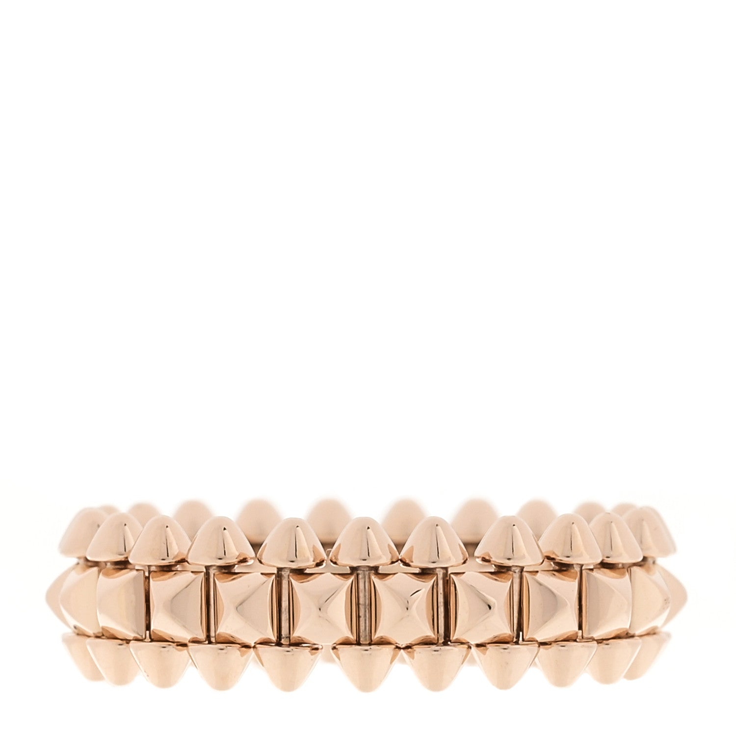 Cartier 18K Pink Gold SM Clash De Cartier Ring 54 6.75 1 of 4