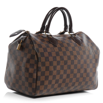 Louis Vuitton Damier Ebene Speedy 30 3 of 9