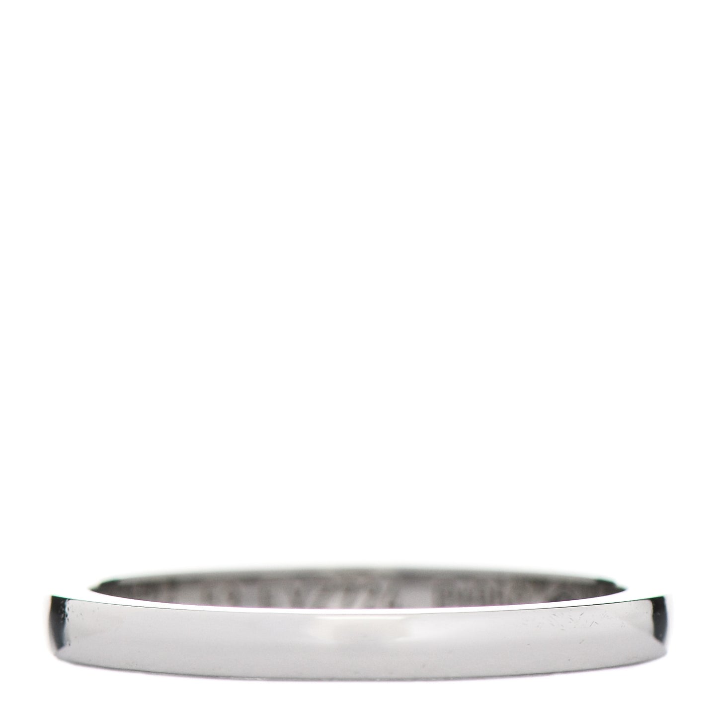 Platinum 2mm Ballerine Wedding Band Ring 53 6.5