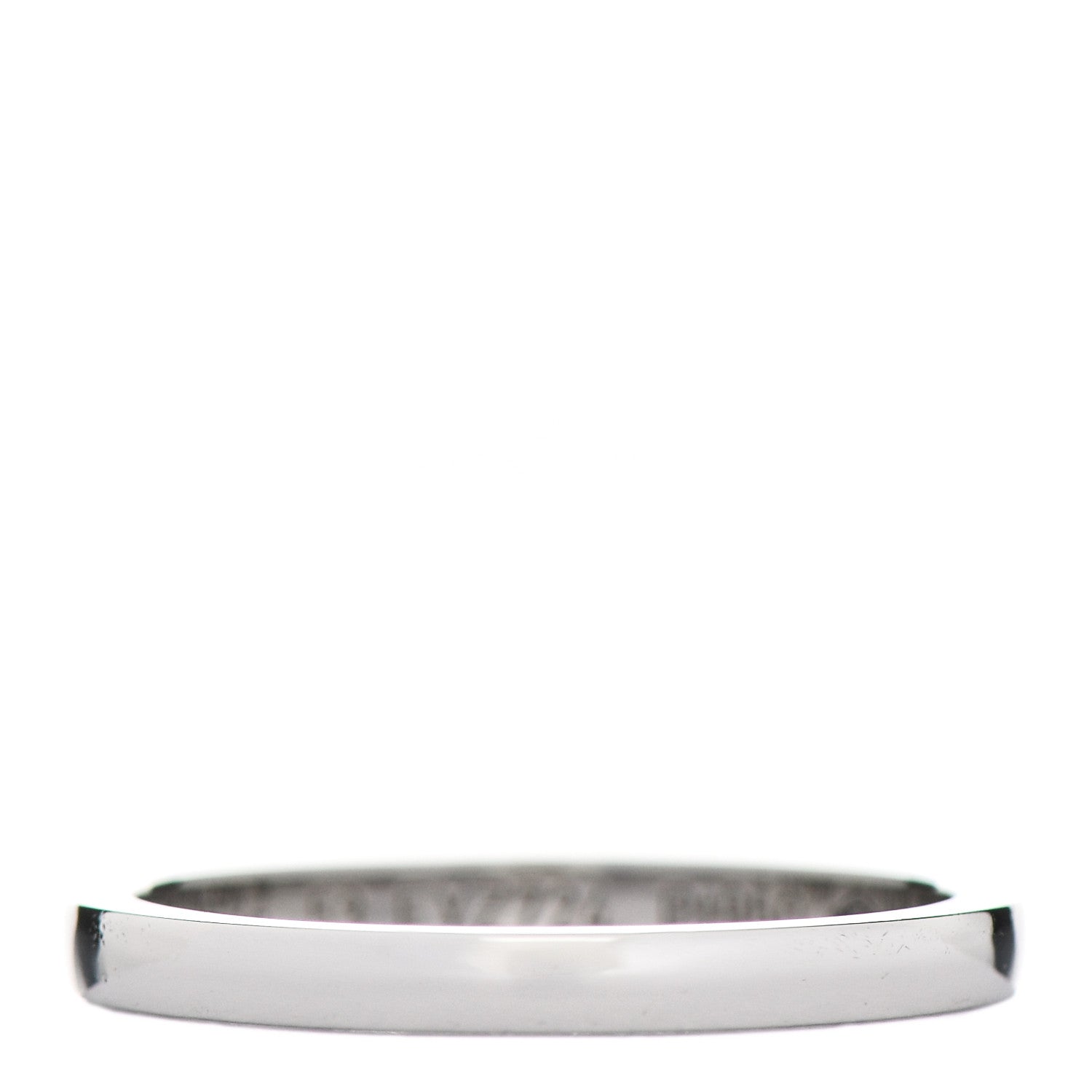 Cartier Platinum 2mm Ballerine Wedding Band Ring 53 6.5 1 of 5