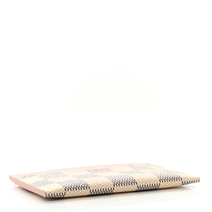 Louis Vuitton Damier Azur Daily Card Holder Rose Ballerine 4 of 7