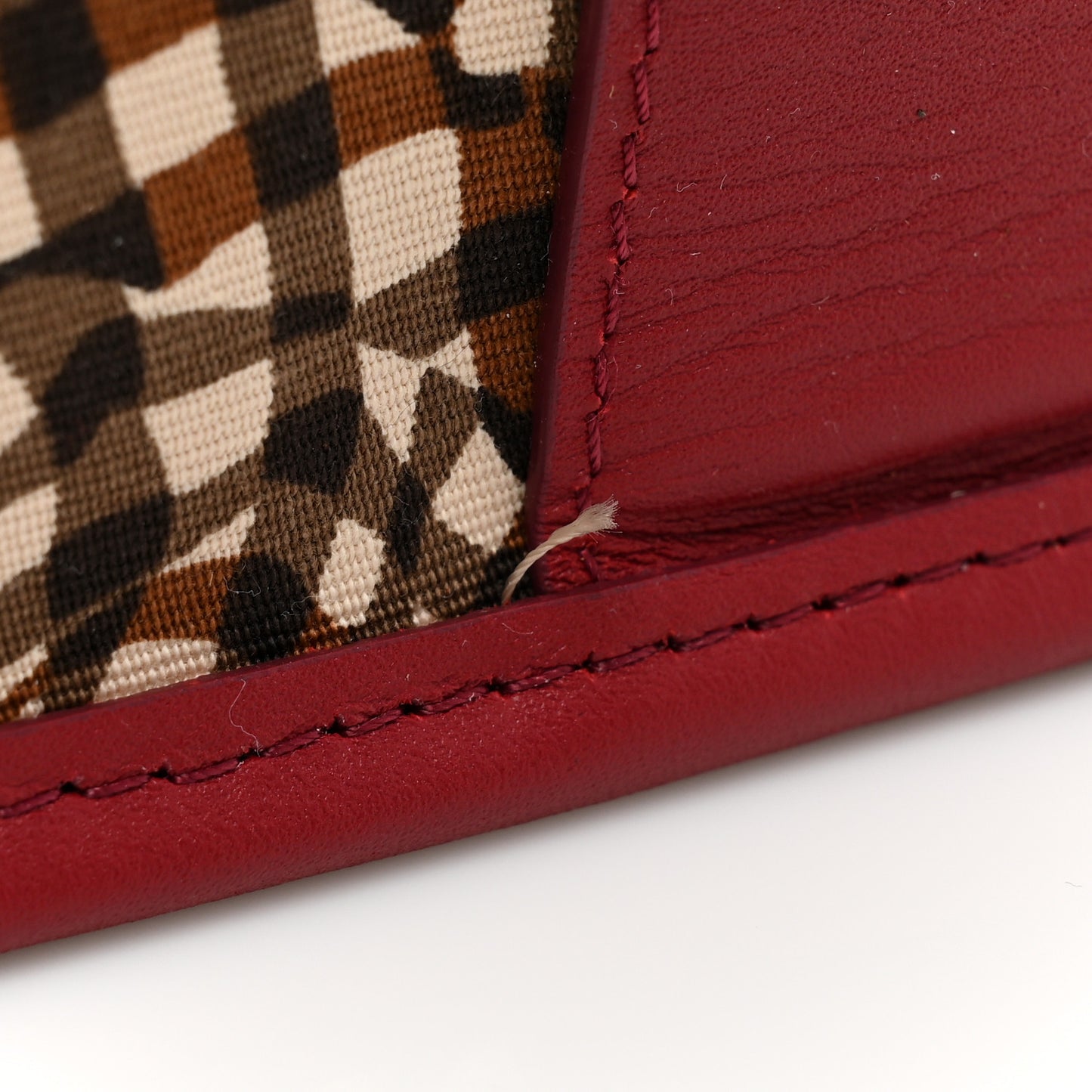 Visetos Medium Liz Reversible Shopper Tote Beige Red