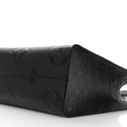 Louis Vuitton Empreinte Monogram Giant OnTheGo MM Black 9 of 10
