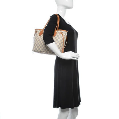 Louis Vuitton Damier Azur Neverfull PM 2 of 21