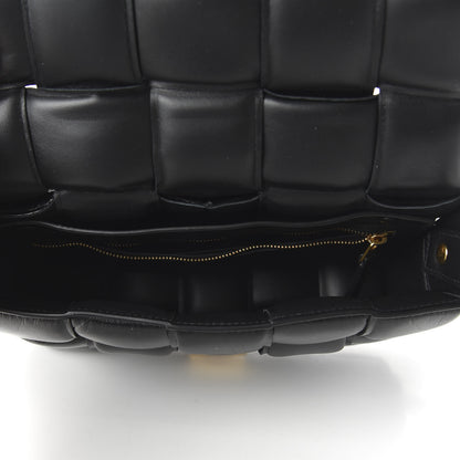 Bottega Veneta Paper Calfskin Maxi Intreccio Padded Cassette Crossbody Bag Black 5 of 9