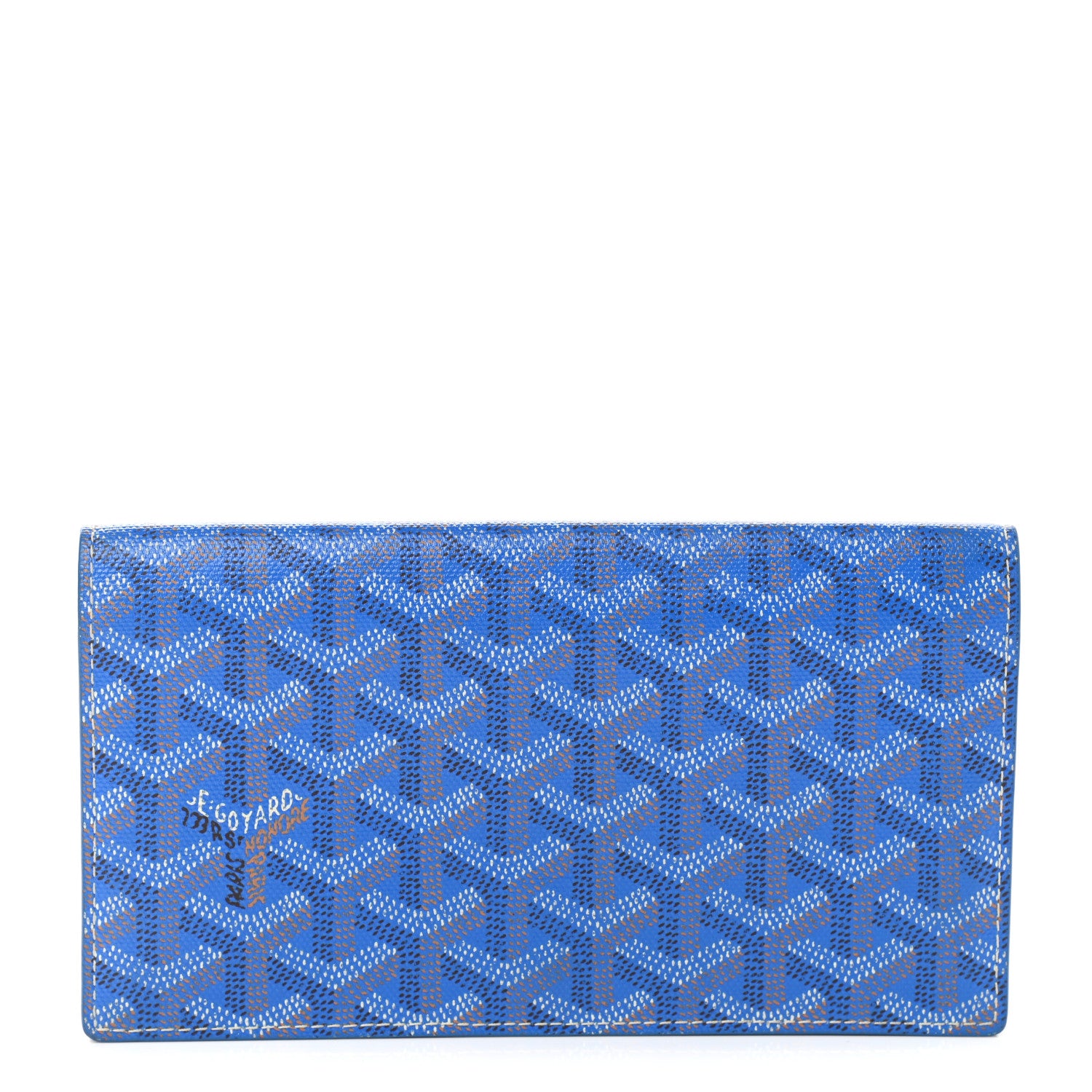 Goyard Goyardine Richelieu Wallet Sky Blue 1 of 8