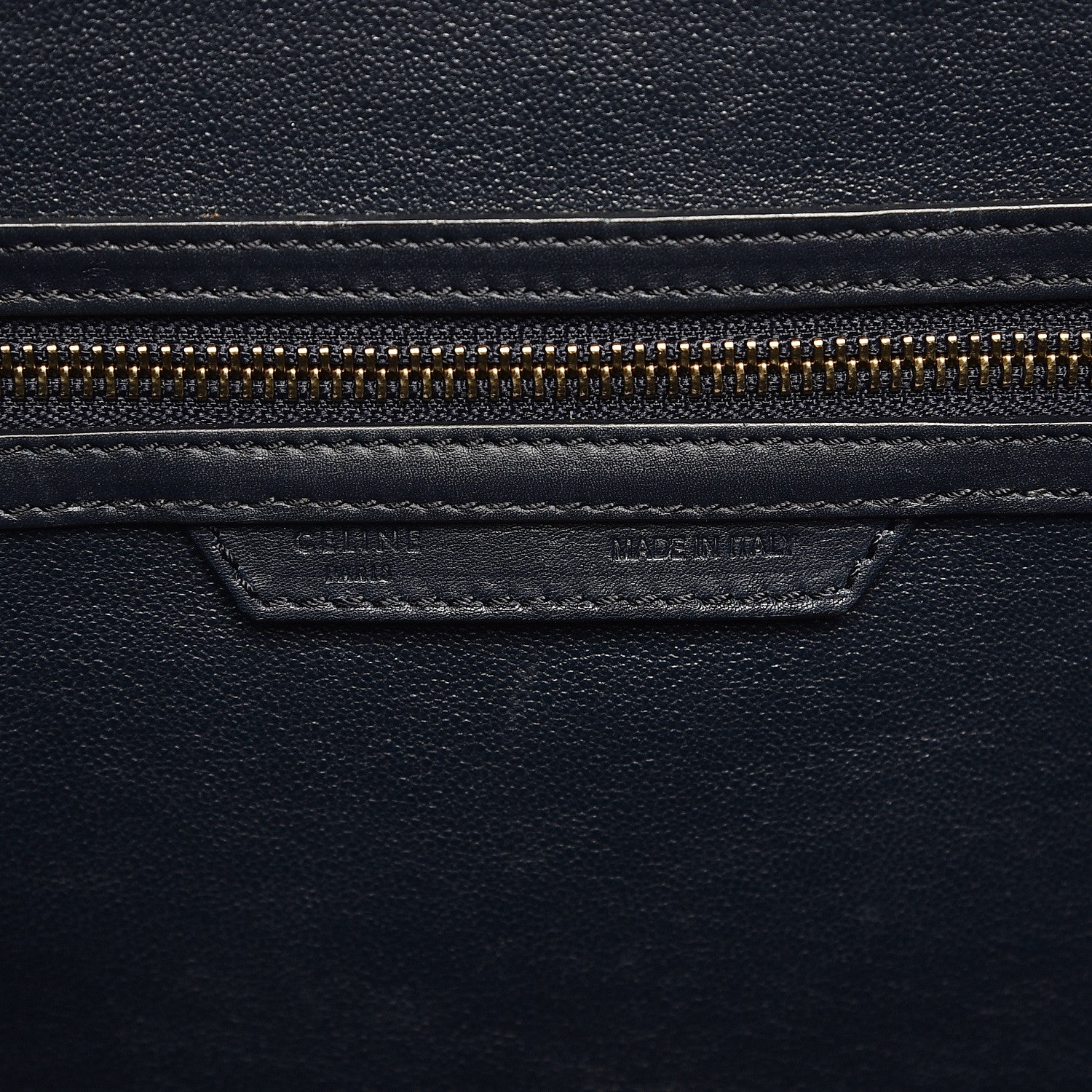 Celine Smooth Calfskin Mini Luggage Navy Blue 6 of 19