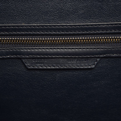 Celine Smooth Calfskin Mini Luggage Navy Blue 6 of 19