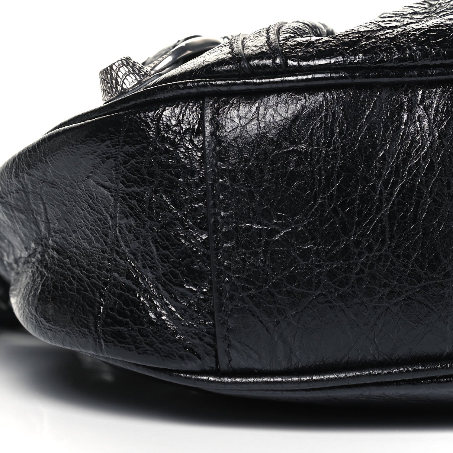 Balenciaga Agneau Arena Le Cagole Shoulder Bag XS Black 8 of 9