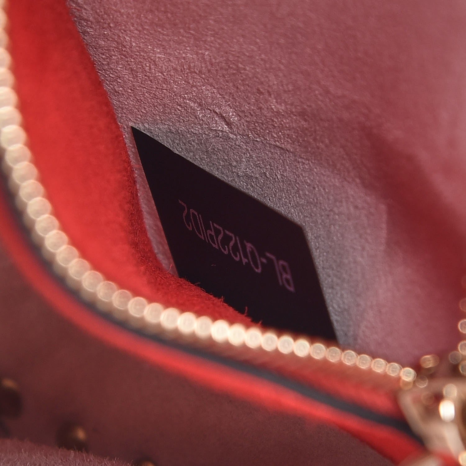 Valentino Garavani Craquele Nappa Medium Rockstud Spike Shoulder Bag Water Rose 8 of 8