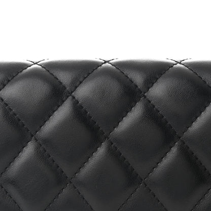 Chanel Calfskin Quilted CC Uniform Flap Belt Bag Black 10 of 12