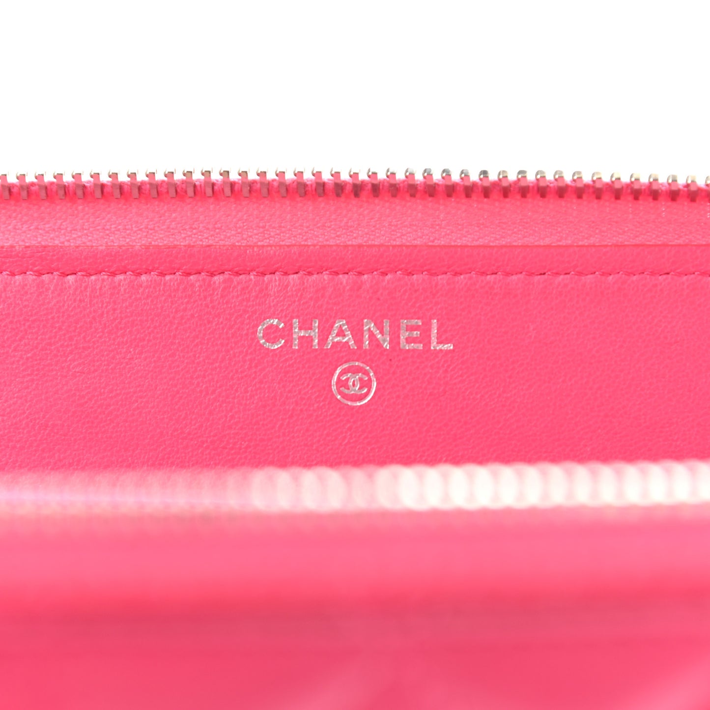Lambskin Quilted Travel Case Pink