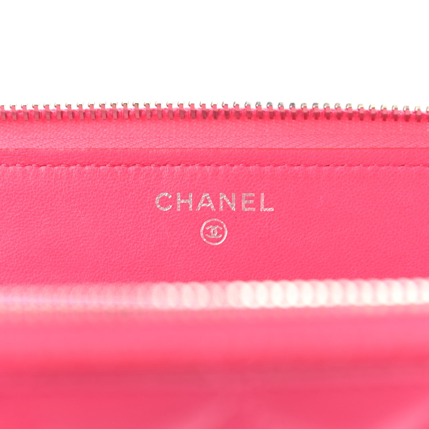 Chanel Lambskin Quilted Travel Case Pink 6 of 25