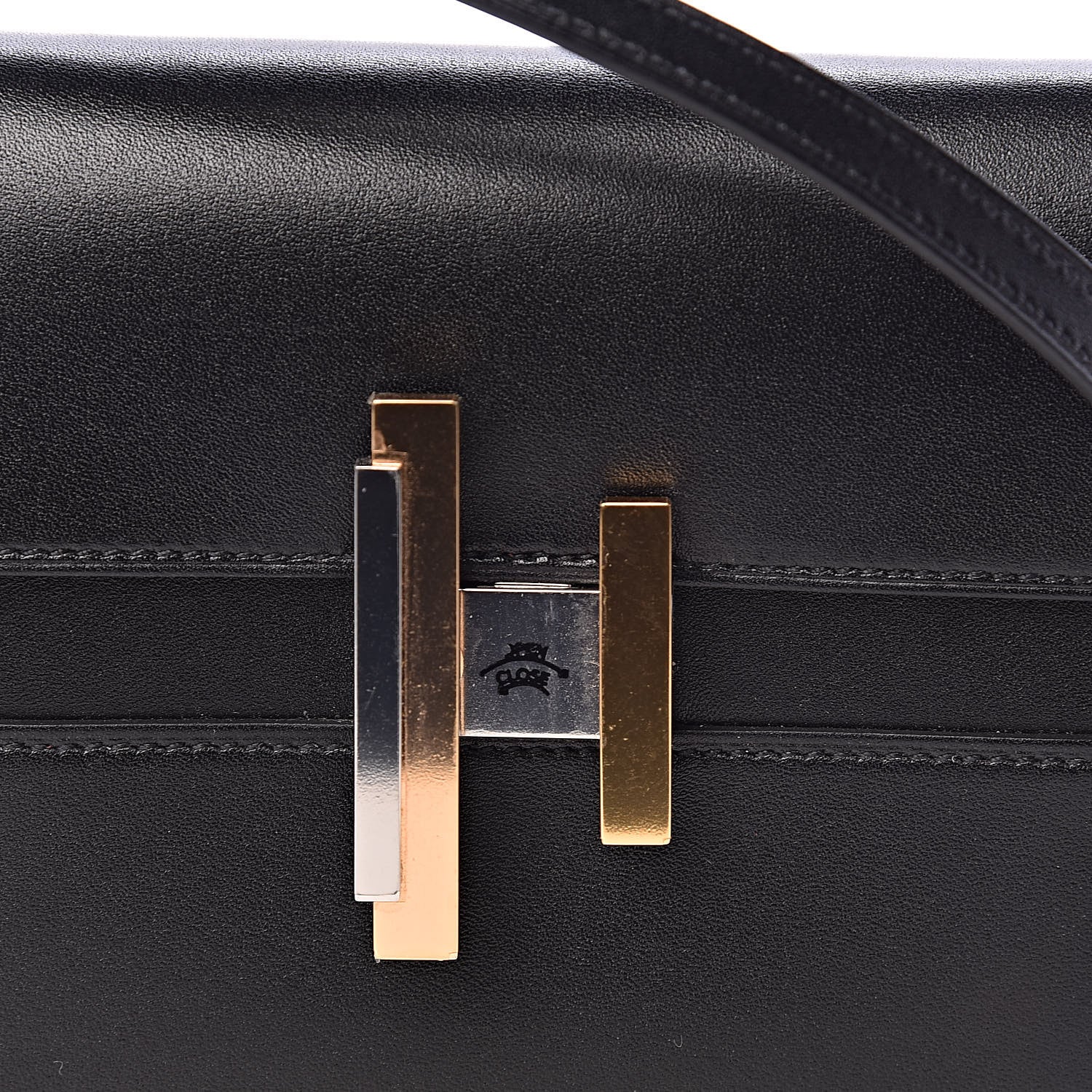 Hermes Villandry Calfskin Mini Cinhetic Wallet Black 8 of 9