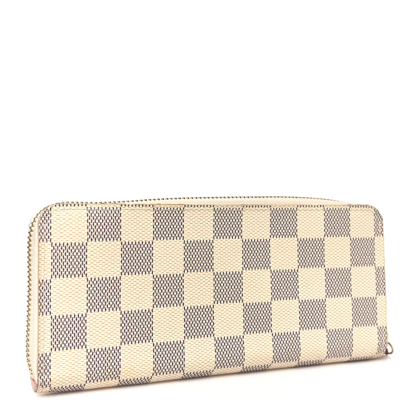 Damier Azur Clemence Wallet Rose Ballerine