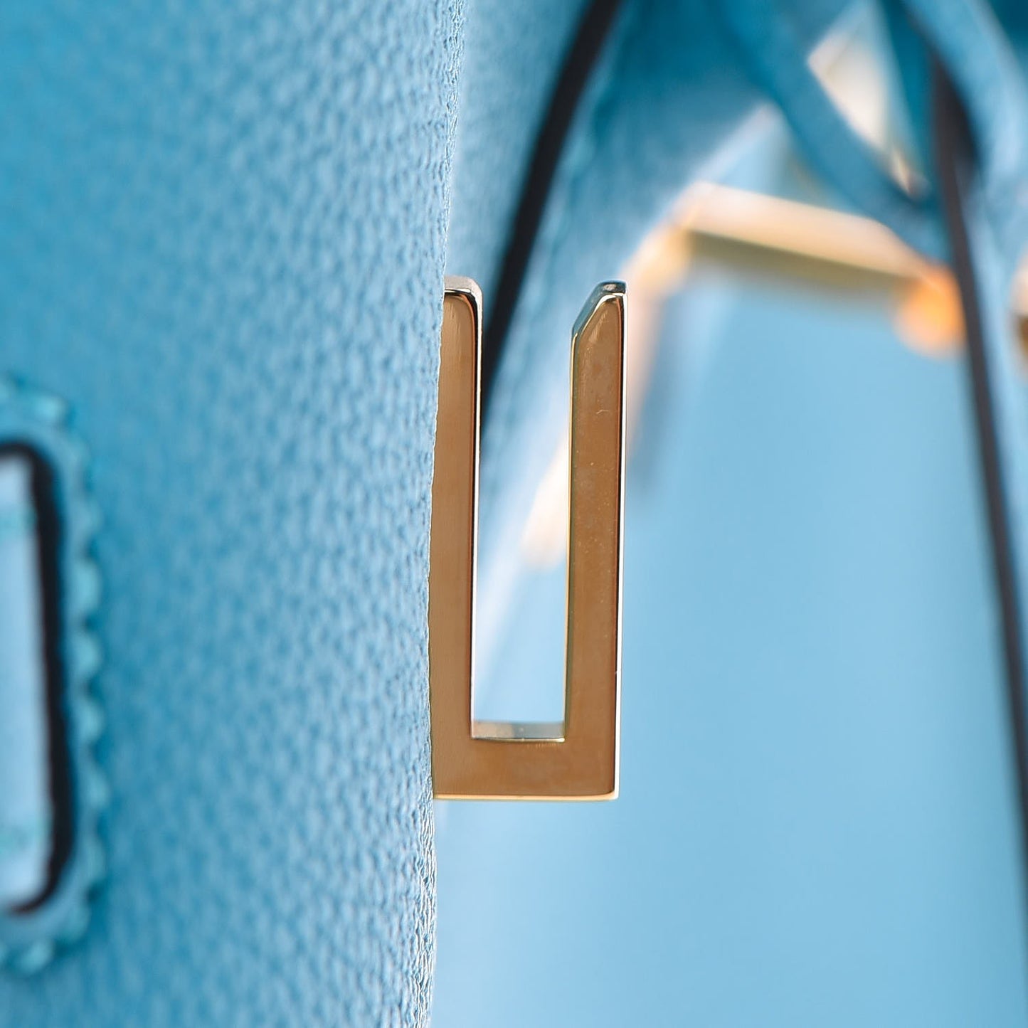 Togo Birkin 35 Turquoise
