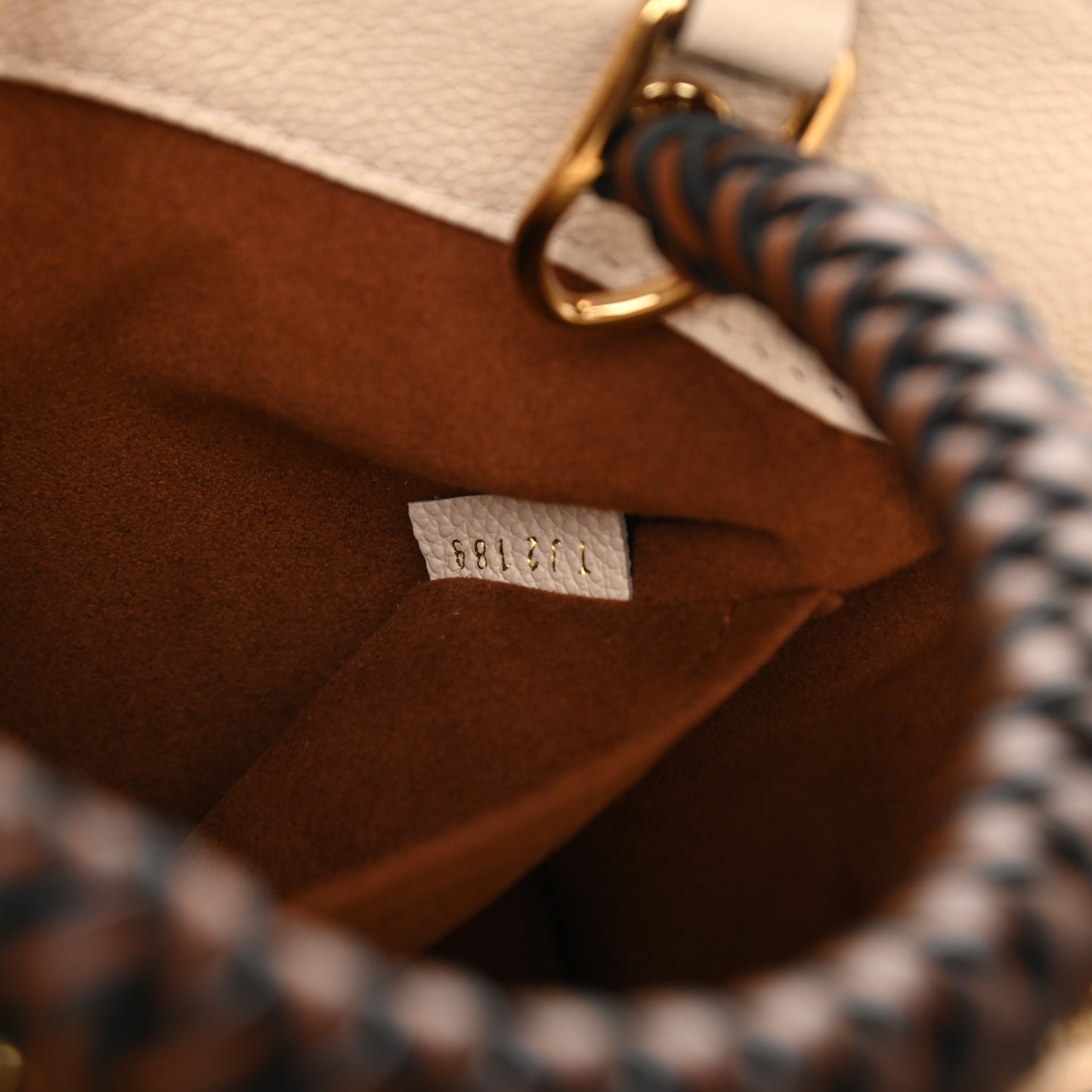 Empreinte Braided Montaigne MM Creme Beige Caramel