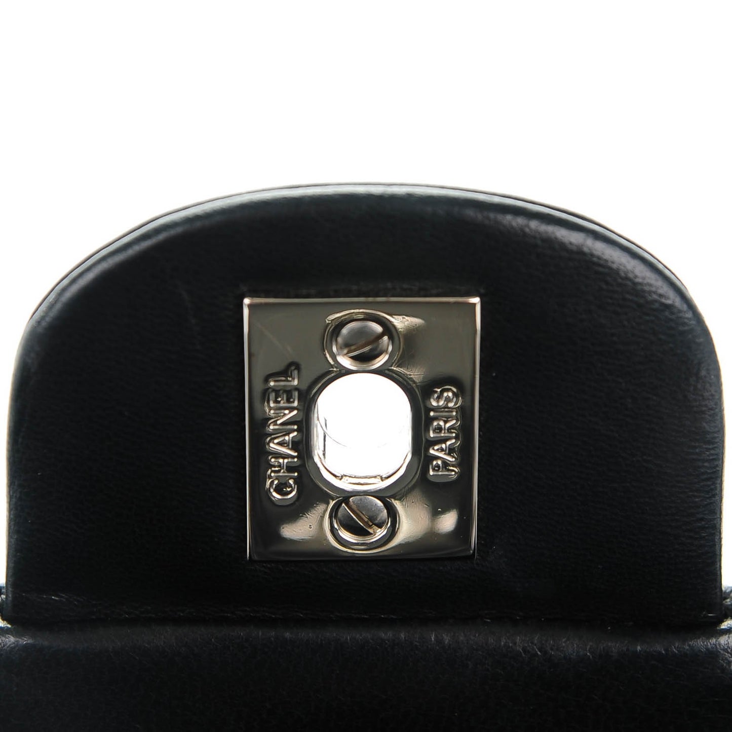 Lambskin Quilted East West Flap Black