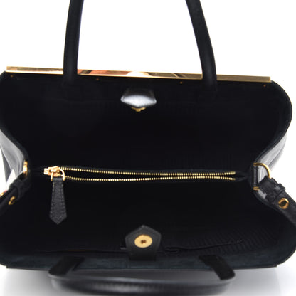 Fendi Vitello Elite Medium 2Jours Tote Black 3 of 5
