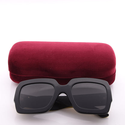 Gucci Square Frame GG0102S Sunglasses Glitter Gold 9 of 9
