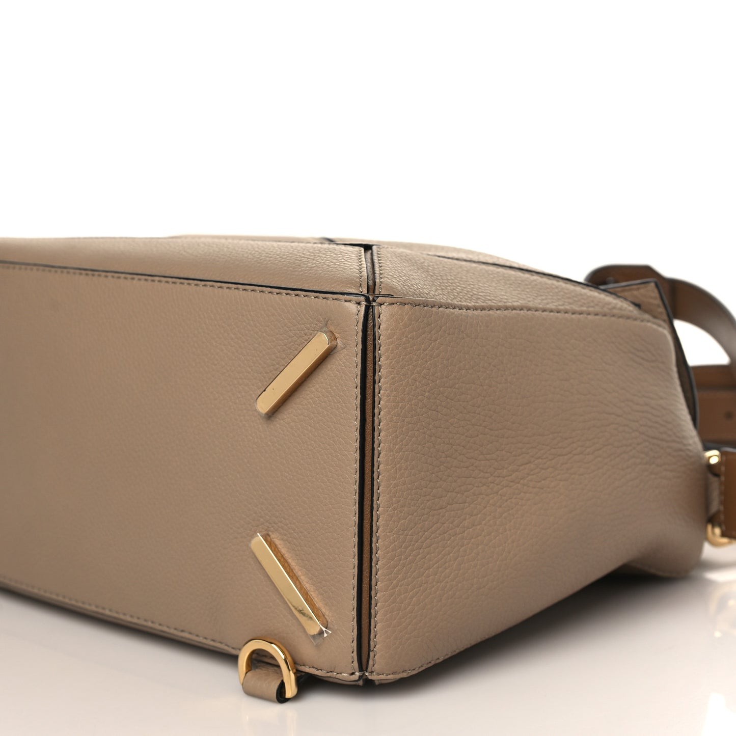 Calfskin Medium Puzzle Bag Sand Mink