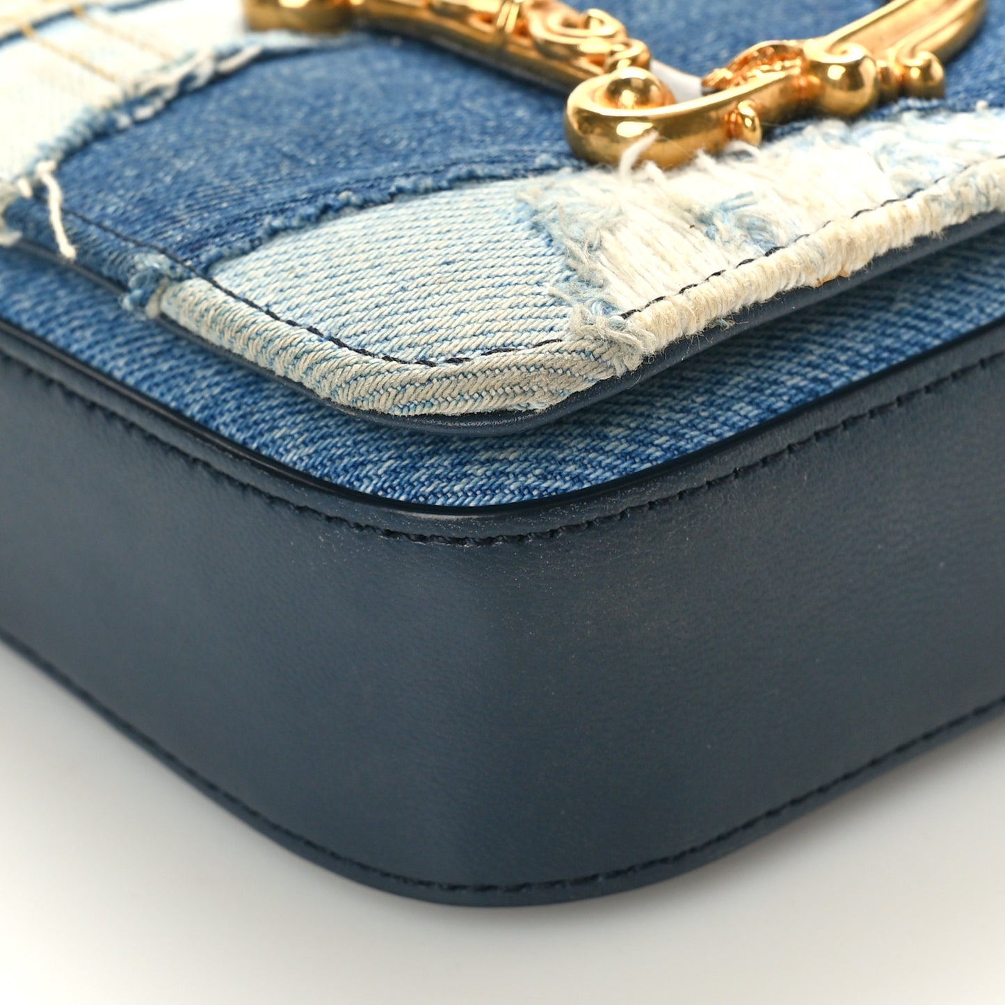 Denim DG Girls Shoulder Bag Blue
