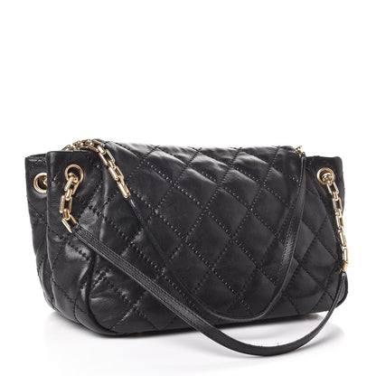 Chanel Calfskin Quilted Retro Chain Flap Black 2 of 21