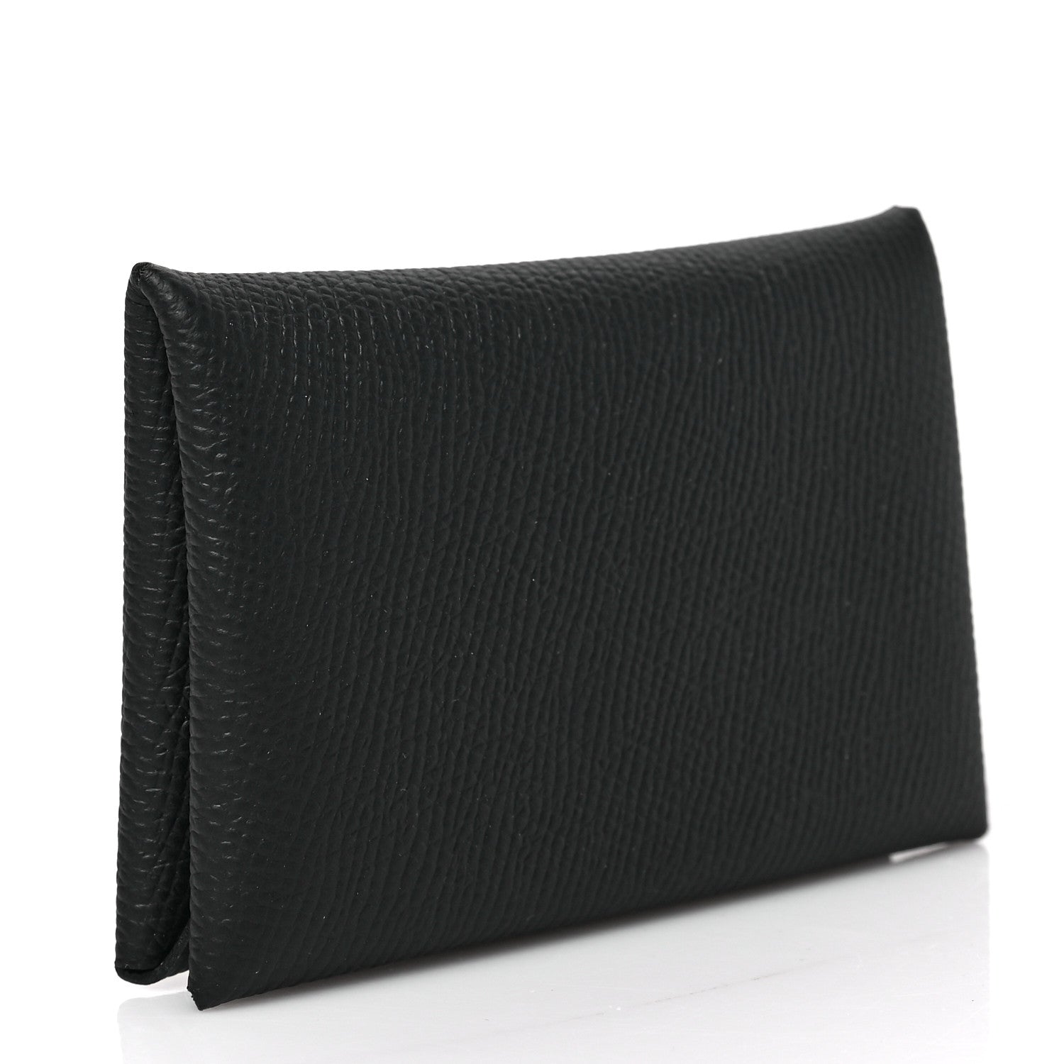 Hermes Epsom Calvi Card Case Black 3 of 6