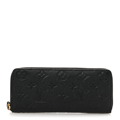 Louis Vuitton Empreinte Clemence Wallet Black 1 of 10