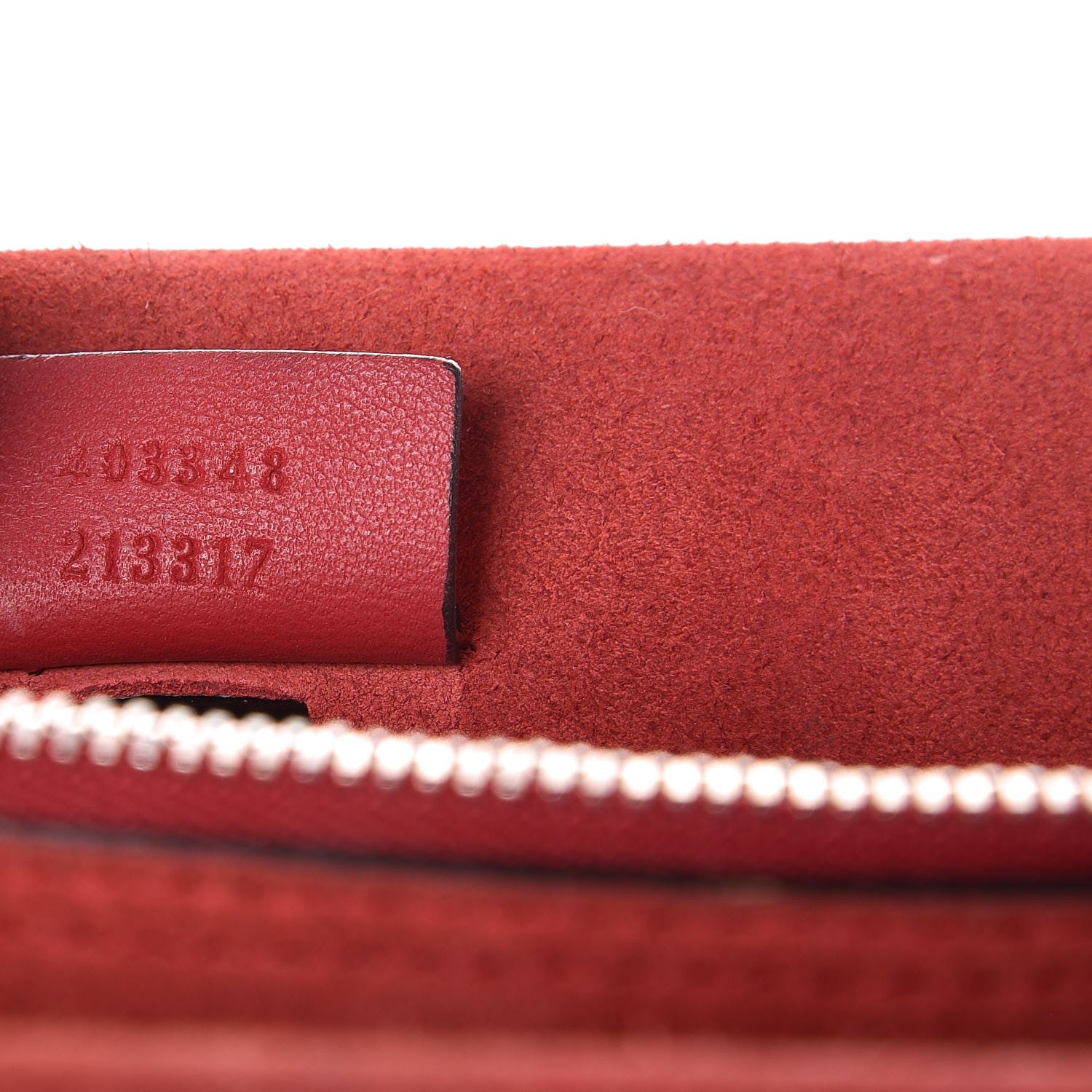 Gucci GG Supreme Monogram Suede Cudu Medium Dionysus Shoulder Bag Beige Ebony Vulcanic Red 7 of 11