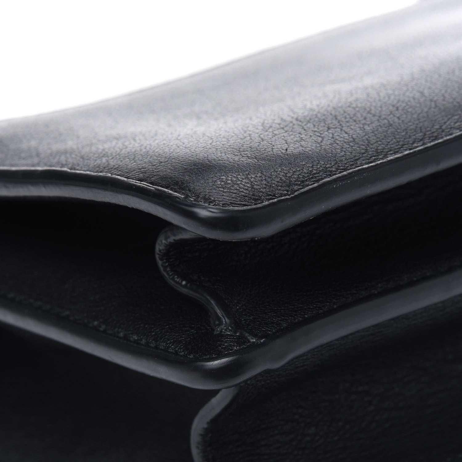 Saint Laurent Calfskin Small Monogram Sunset Black 15 of 18