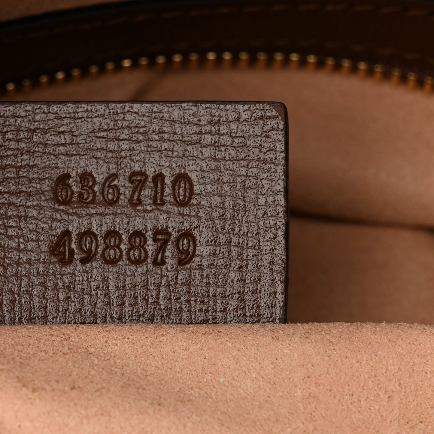 GG Supreme Monogram Azalea Calfskin Web Medium Jackie 1961 Hobo Beige Ebony Brown Sugar