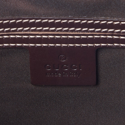 Gucci GG Supreme Monogram Medium Flat Messenger Bag Dark Brown 8 of 9