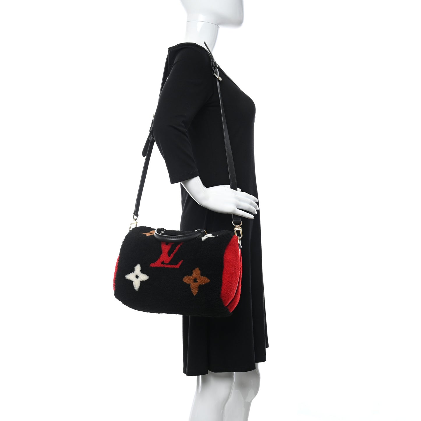 Monogram Teddy Speedy Bandouliere 25 Red