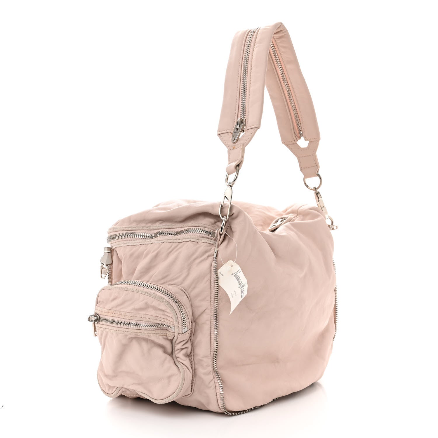 Alexander Wang Washed Lambskin Jane Blush 3 of 11