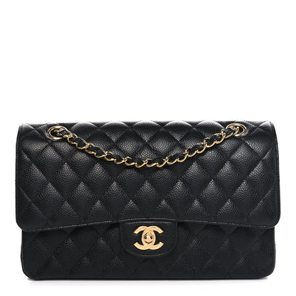 Chanel Caviar Quilted Medium Double Flap Black 1 of 11