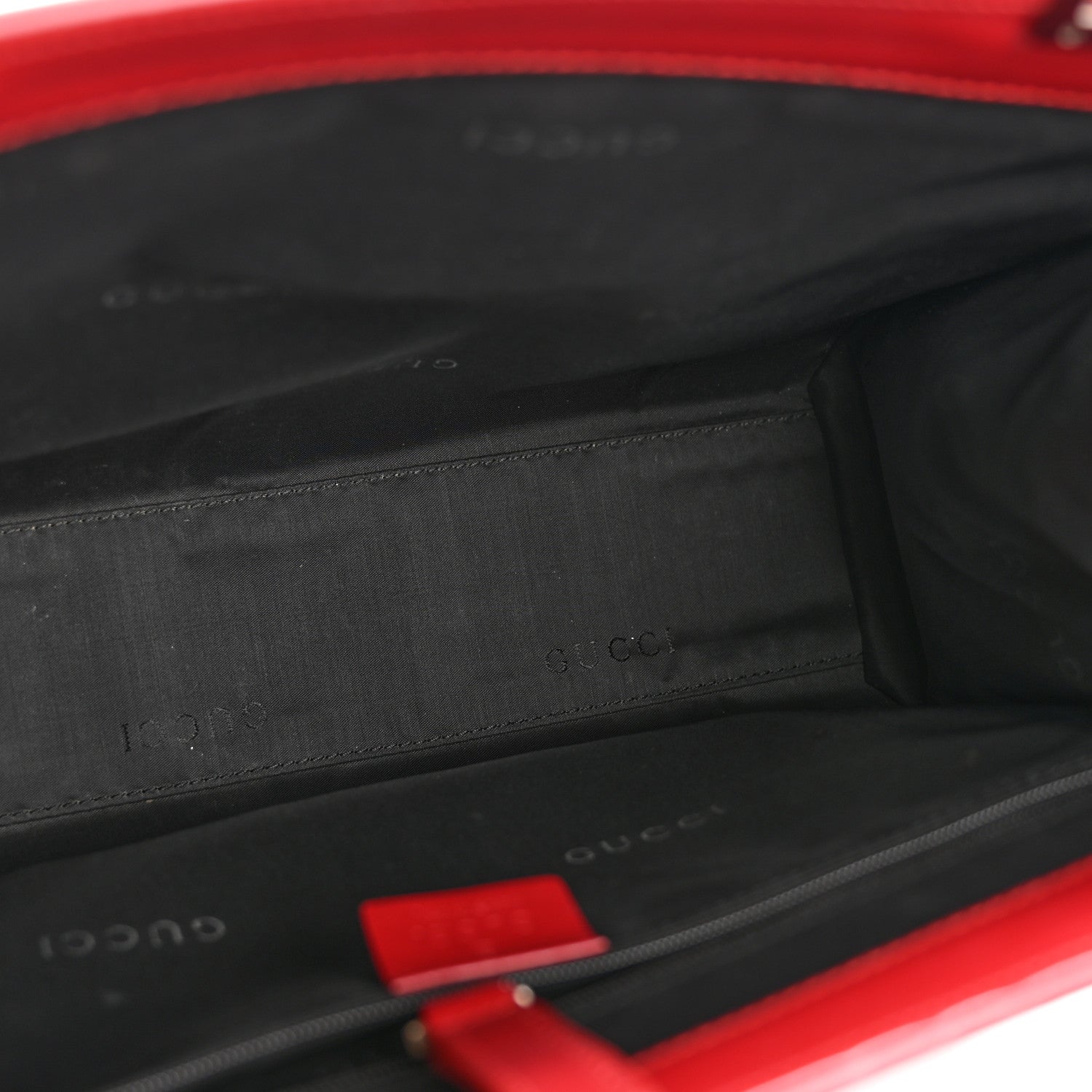 Gucci Monogram Small Bardot Shoulder Bag Red 5 of 15