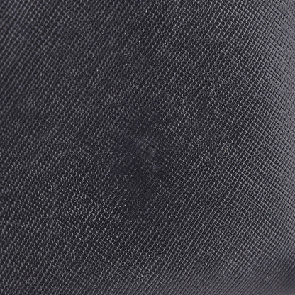 Prada Saffiano Zip Around Wallet Black 13 of 19