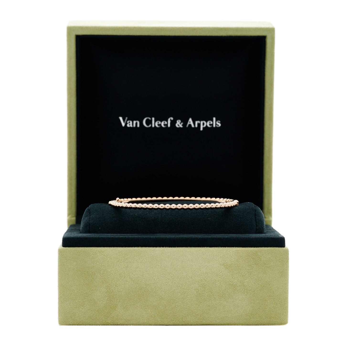 18K Rose Gold Perlee Pearls of Gold Bracelet L