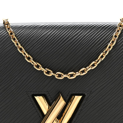 Louis Vuitton Epi Twist Belt Chain Wallet Black 7 of 10