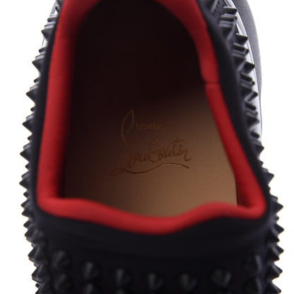 Christian Louboutin Neoprene Spike Sock Donna Flat Sneakers 42 Black 7 of 9
