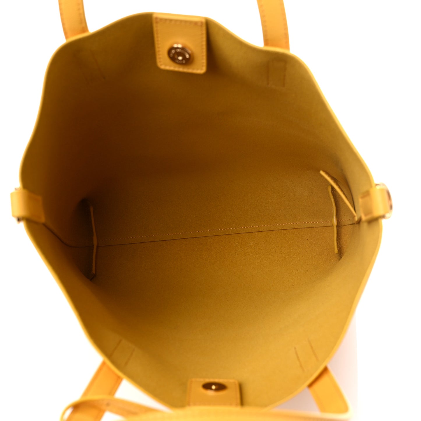 Calfskin Toy Shopping Tote Yellow