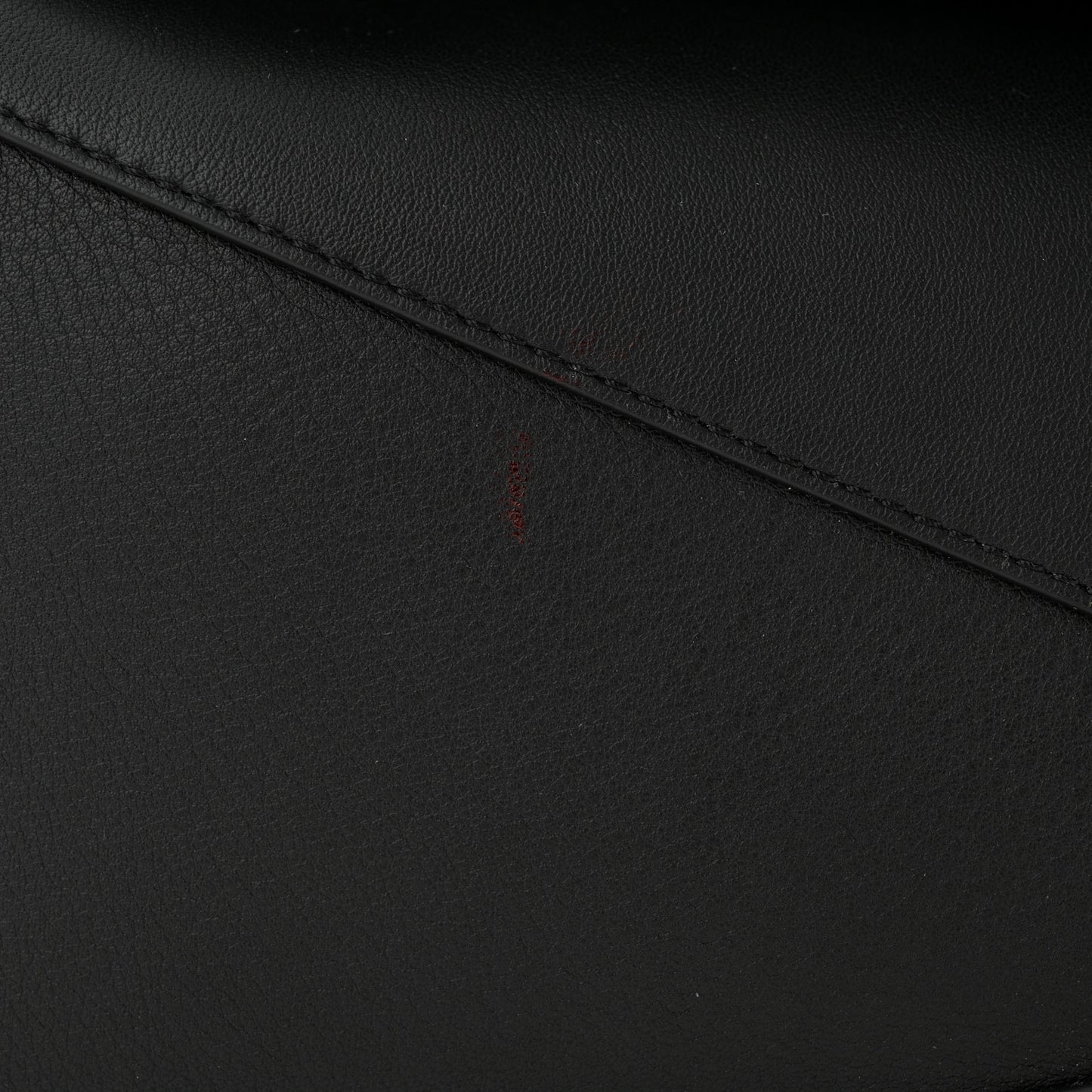 Calfskin Small Puzzle Edge Bag Black