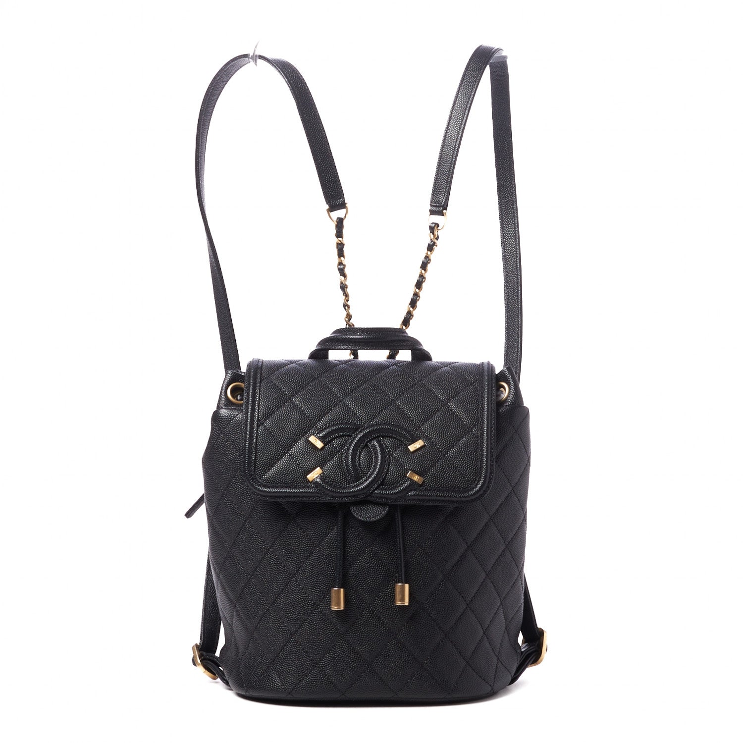 Chanel Caviar Quilted Small Filigree Backpack Black 1 of 9