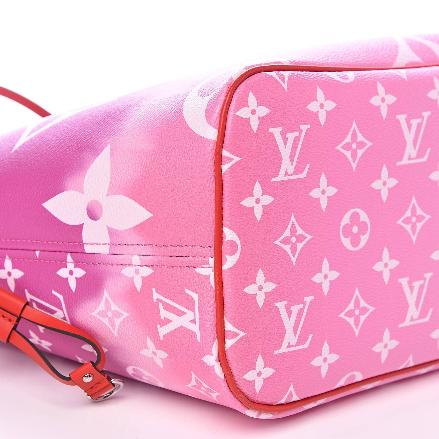Louis Vuitton Monogram Escale Neverfull MM Rouge 8 of 9