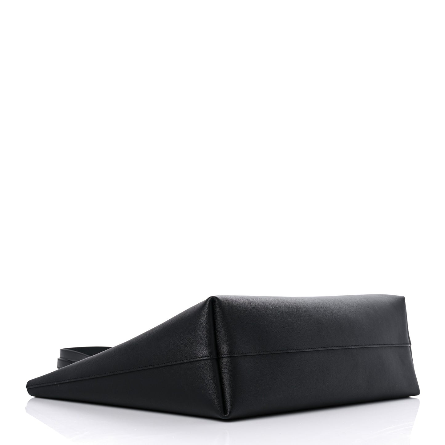 Calfskin Large Shopping Tote Black