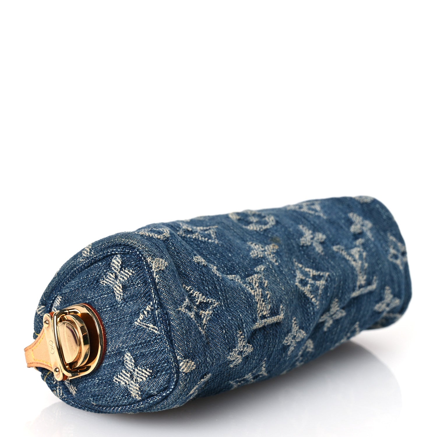 Louis Vuitton Monogram Denim Speedy GM Pochette Case 4 of 8