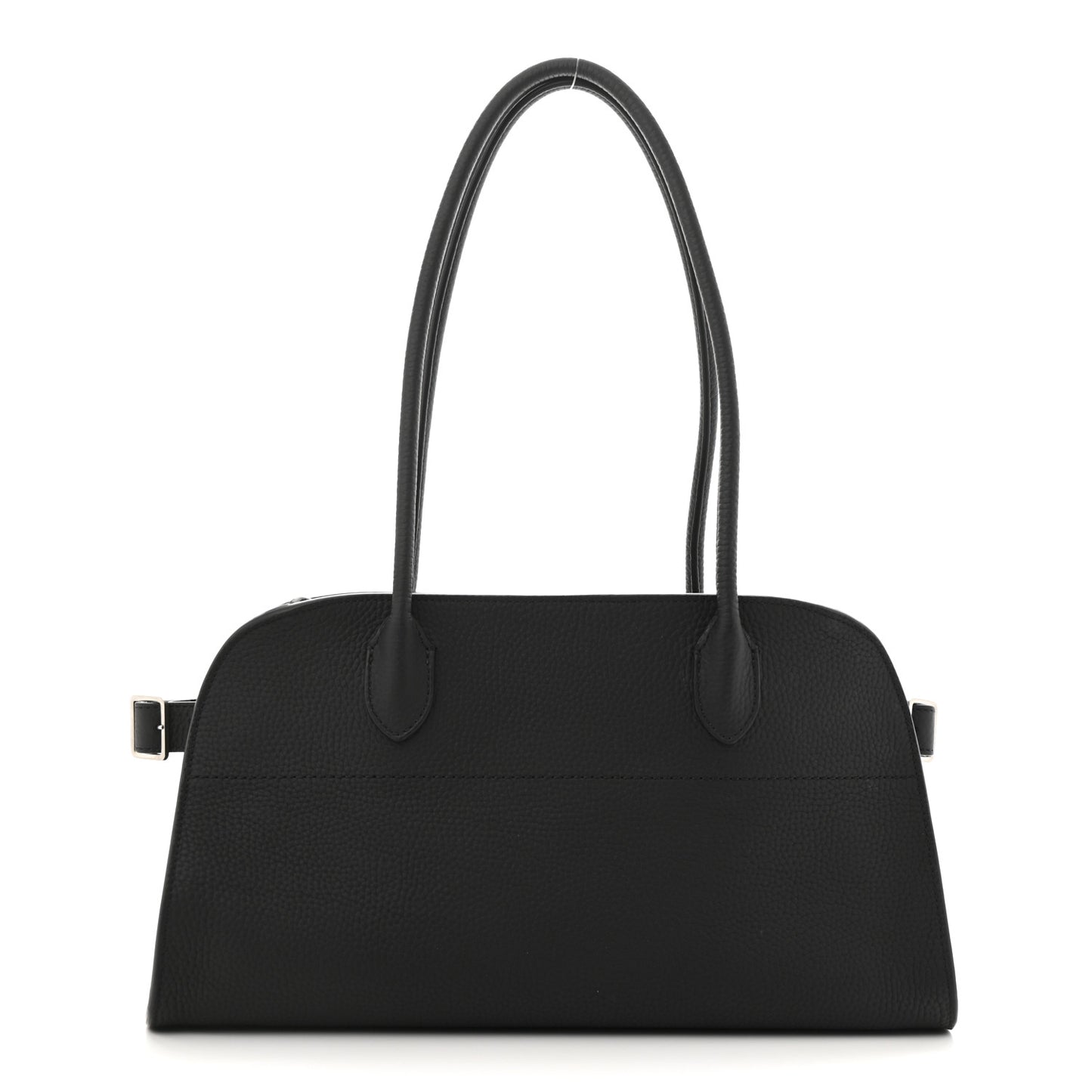 Grained Calfskin Margaux Shoulder 12 Black