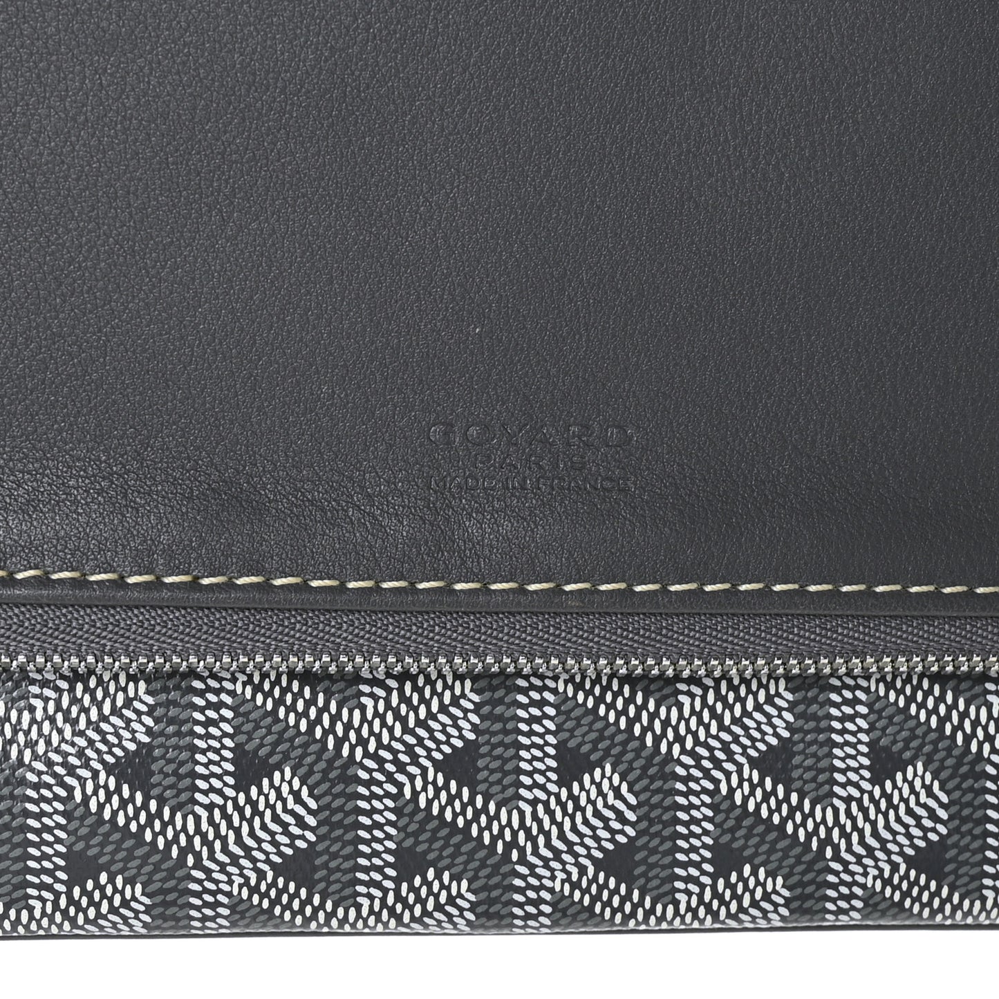 Goyardine Sainte Marie Soft Clutch Grey